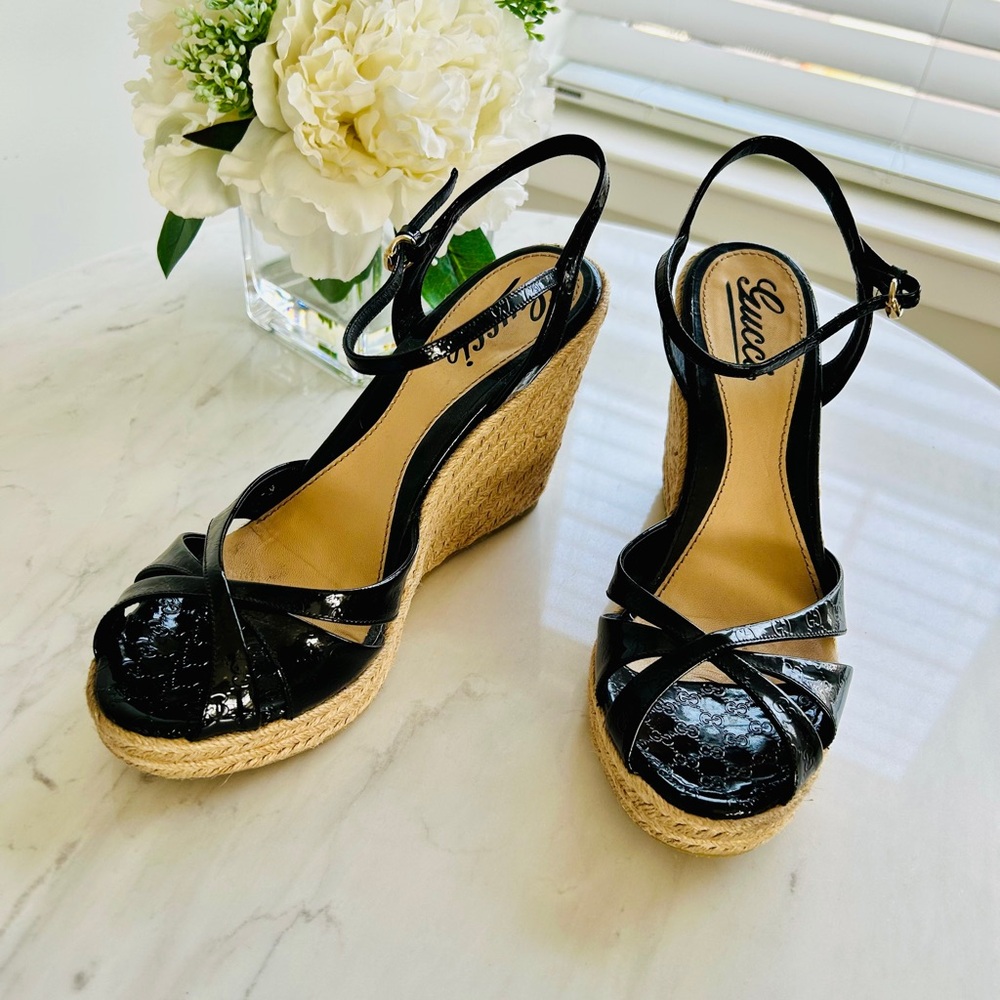 Gucci Wedge Sandals